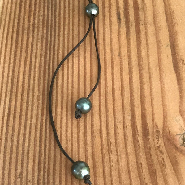 TAHITIAN PEARL LARIAT NECKLACE