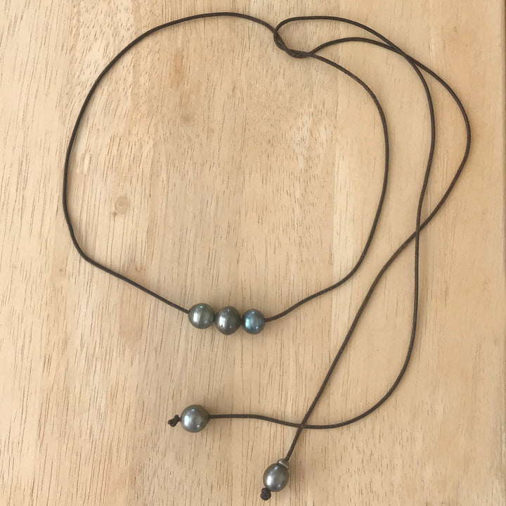 TAHITIAN PEARL OPEN KNOT WRAP