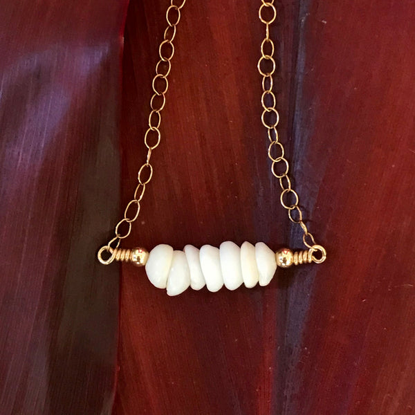 PUKA BAR CHAIN NECKLACE