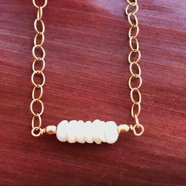 PUKA BAR CHAIN NECKLACE